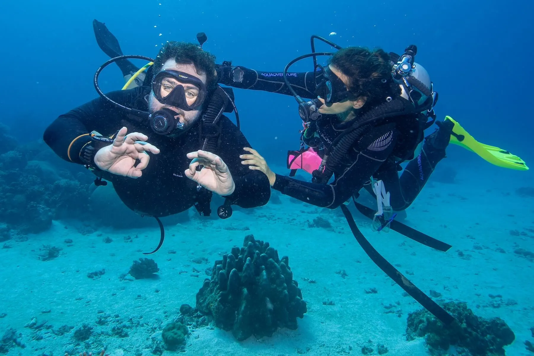 Primera inmersión en un arrecife de Siquijor con Vibrations