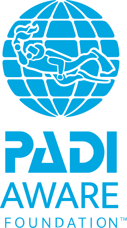 Logo de la fondation PADI AWARE.