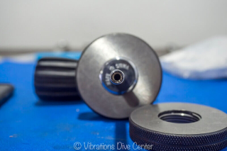 Thread gauge for the valve Dive tank valve thread gauge
